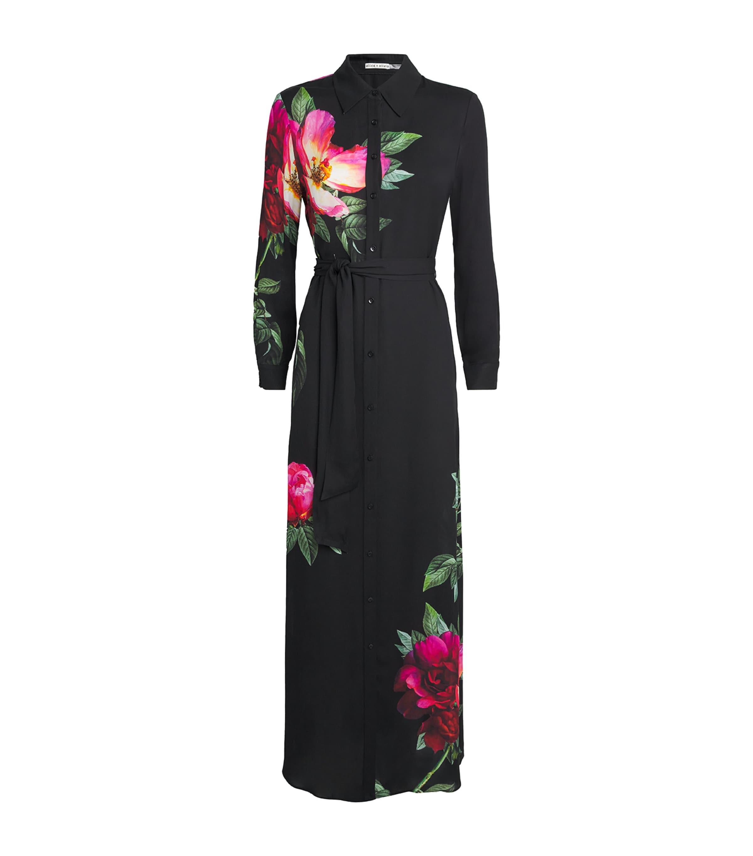 Alice+Olivia Floral Chassidy Shirt Dress by ALICE+OLIVIA