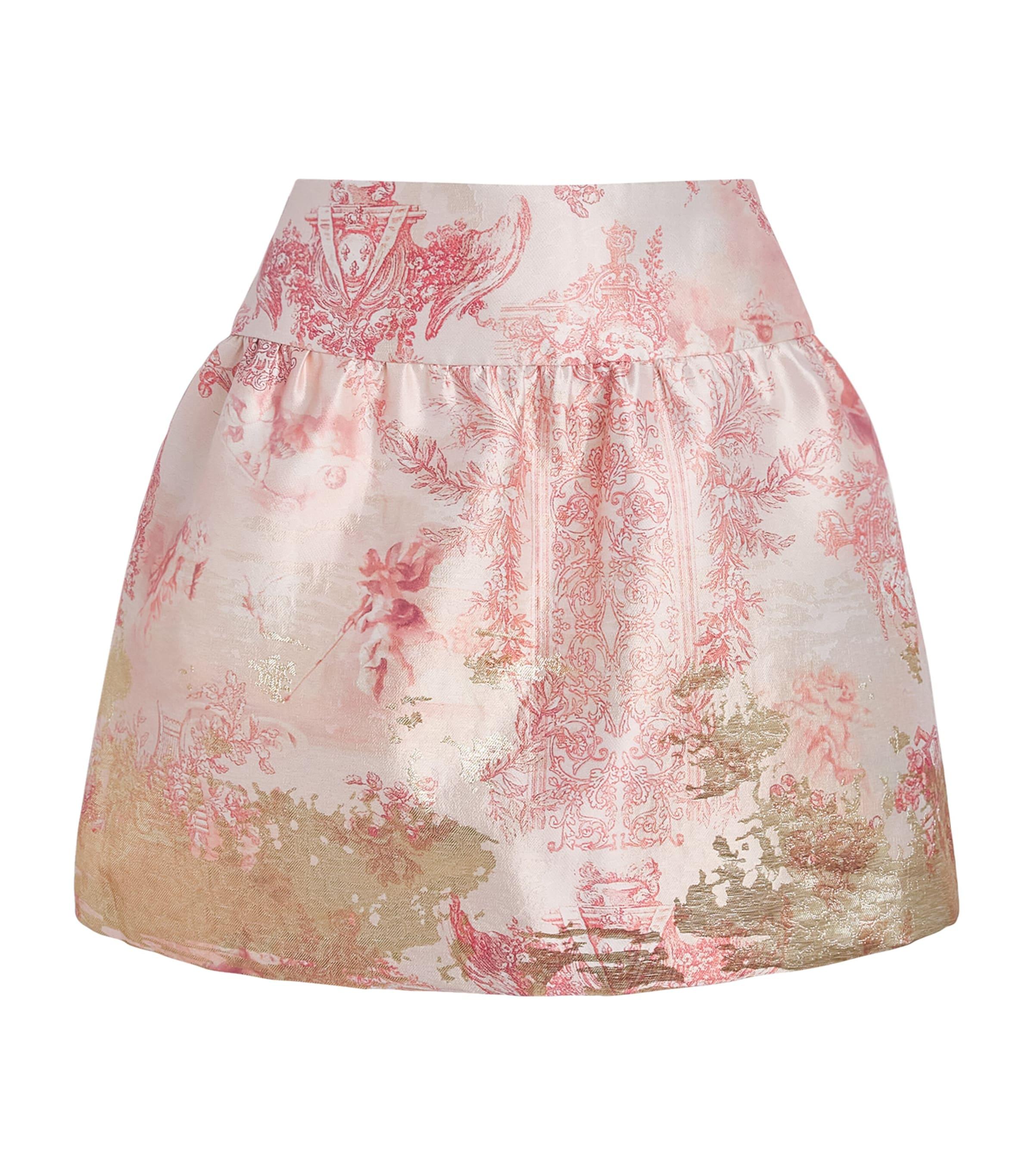 Alice+Olivia Satin Ella Mini Skirt by ALICE+OLIVIA
