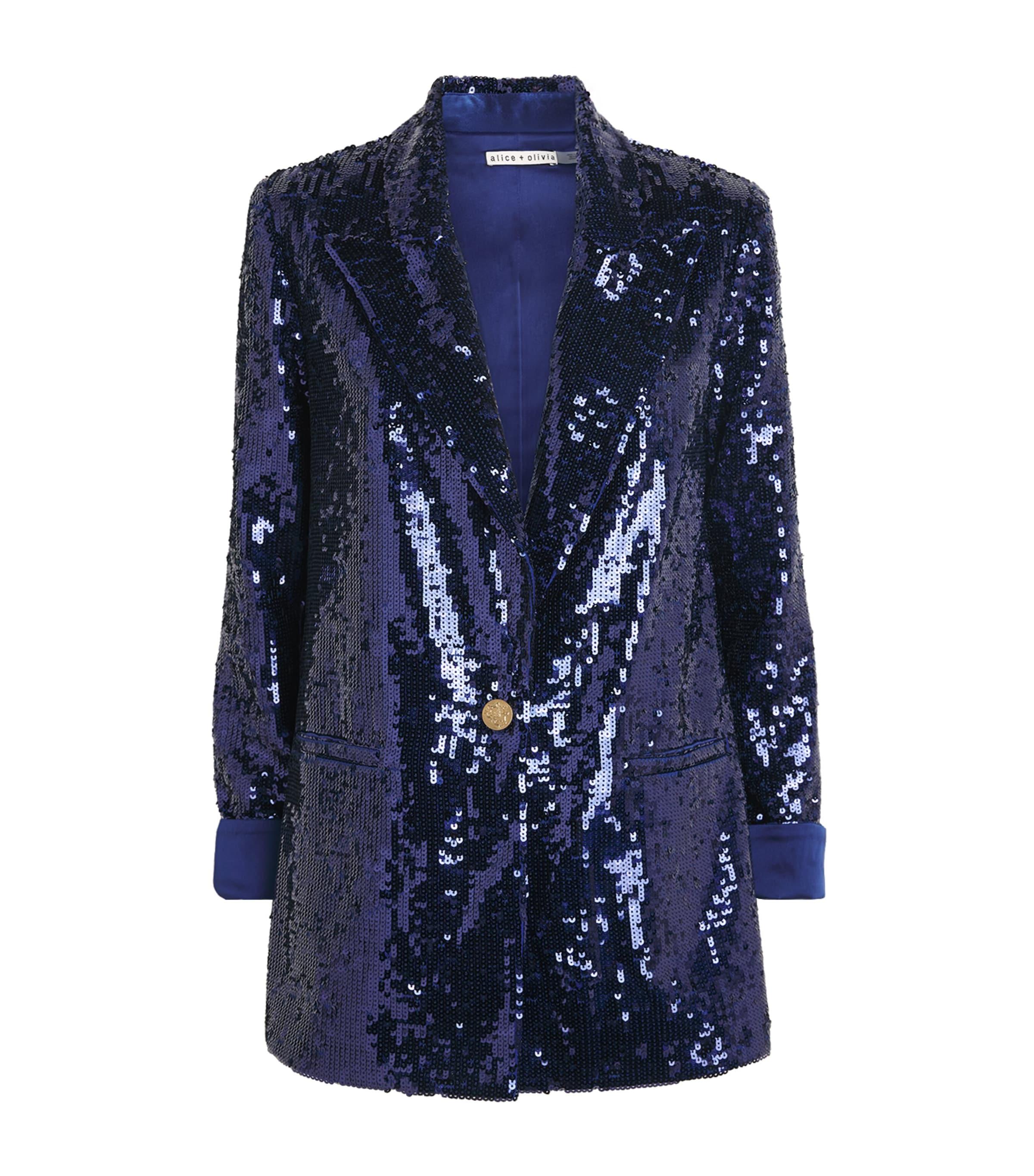 Alice+Olivia Sequin Quincy Blazer by ALICE+OLIVIA