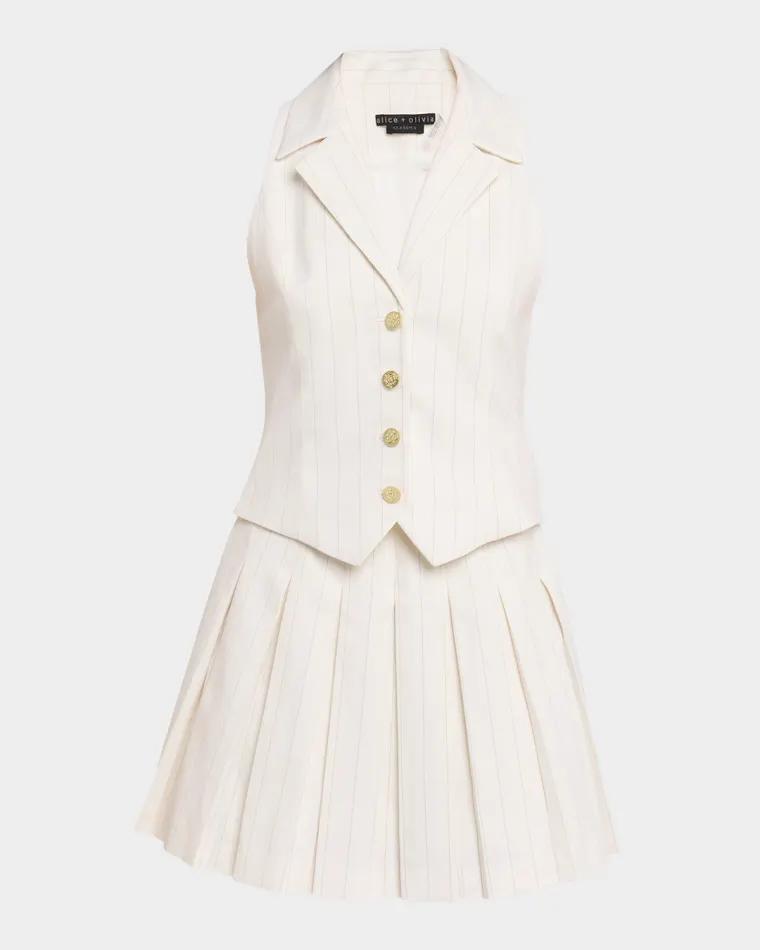 Alicia Vest Mini Dress by ALICE+OLIVIA