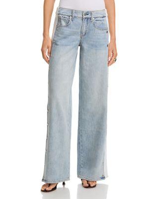 Amazing Low Rise Wide Leg Jeans in Rockstarblue by ALICE+OLIVIA