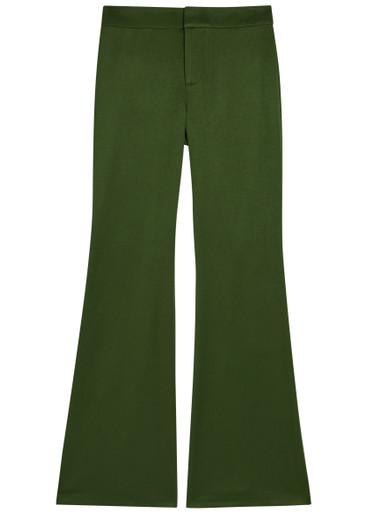 Andrew flared-leg woven trousers by ALICE+OLIVIA