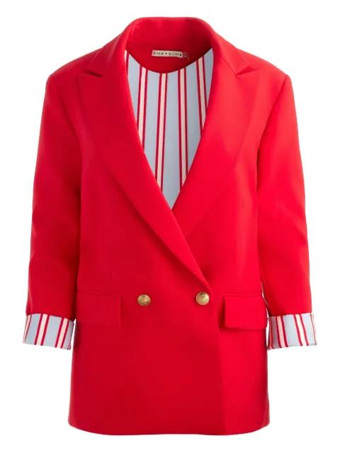 Arias double-breasted blazer by ALICE+OLIVIA