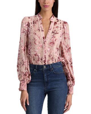 Arlette Lace Trim Blouse by ALICE+OLIVIA