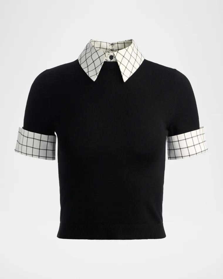 Aster Collared Pullover by ALICE+OLIVIA