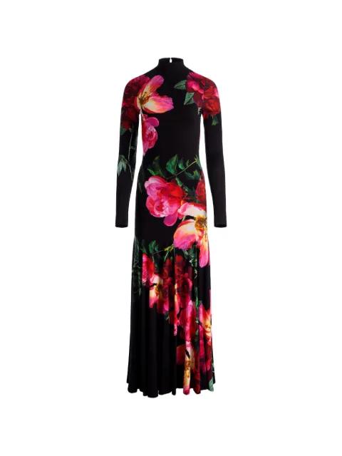 Augusta floral high-neck maxi dress by ALICE+OLIVIA