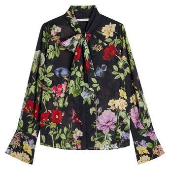 B LLOYD FLORAL BTN DWN BLOUSE by ALICE+OLIVIA