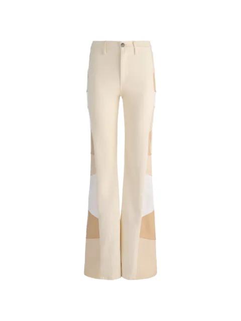 Beautiful patchwork jeans by ALICE+OLIVIA