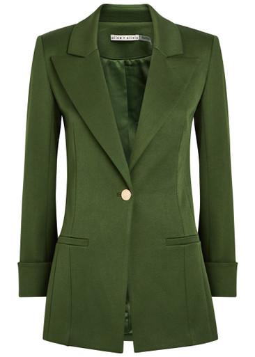 Burns woven blazer by ALICE+OLIVIA