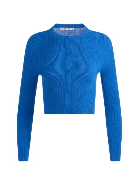 Carson ribbed-knit cardigan by ALICE+OLIVIA