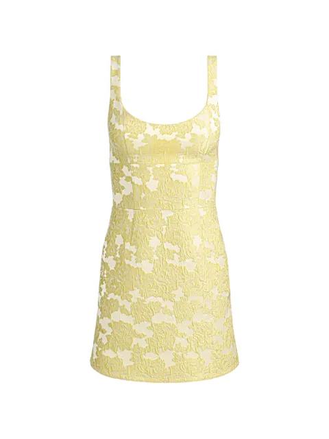 Charlotte floral-embroidereed mini dress by ALICE+OLIVIA