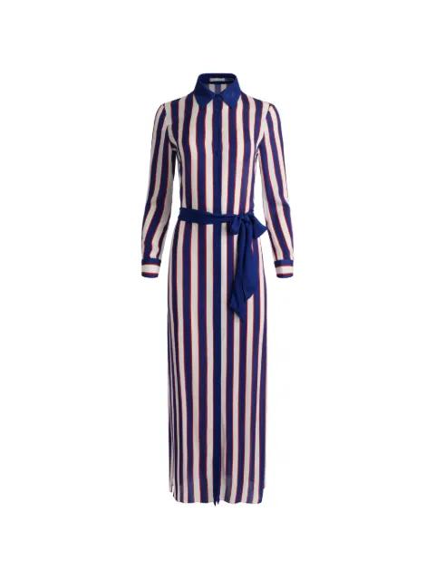 Chassidy striped-pattern shirt dress by ALICE+OLIVIA