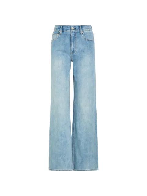 Chic faded wide-leg jeans by ALICE+OLIVIA