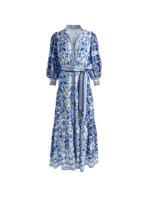 Cora tiered shirt dress by ALICE+OLIVIA