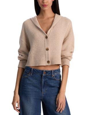 Corey Hooded Cashmere Cardigan Sweater by ALICE+OLIVIA
