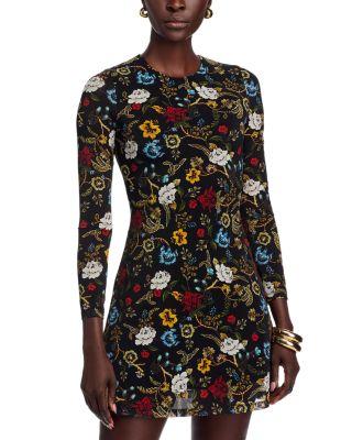 Delora Floral Print Mini Dress by ALICE+OLIVIA