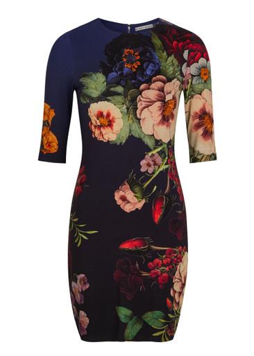Delora floral-print jersey mini dress by ALICE+OLIVIA