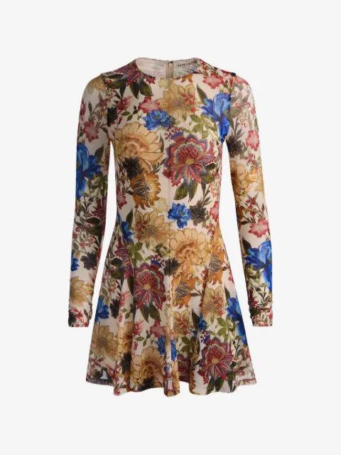 Delora floral-print mini dress by ALICE+OLIVIA