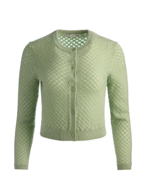 Dollie pointelle cardigan by ALICE+OLIVIA