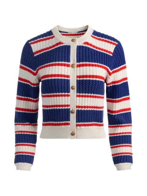 Dollie striped cardigan by ALICE+OLIVIA