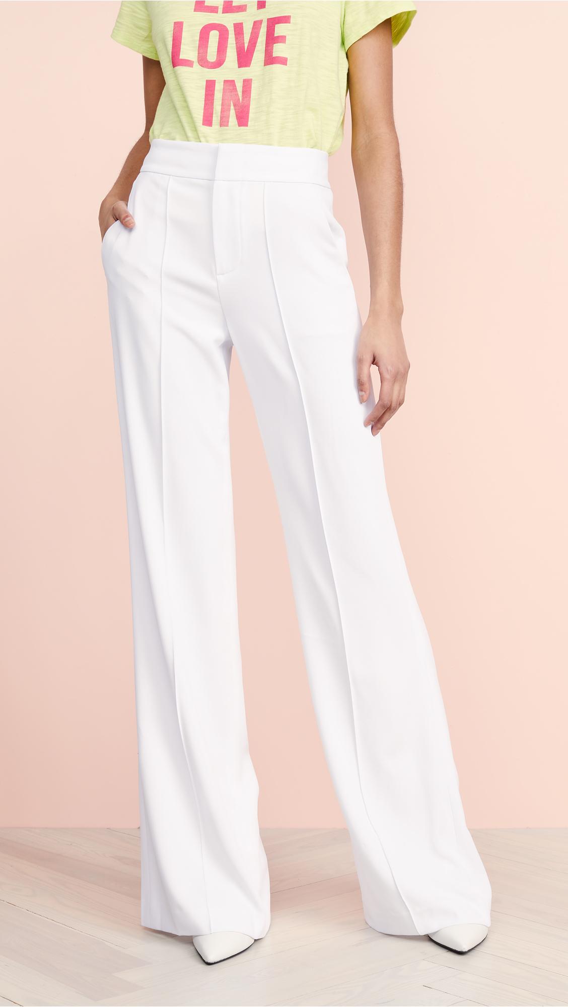 Dylan High Waisted Leg Pants by ALICE+OLIVIA