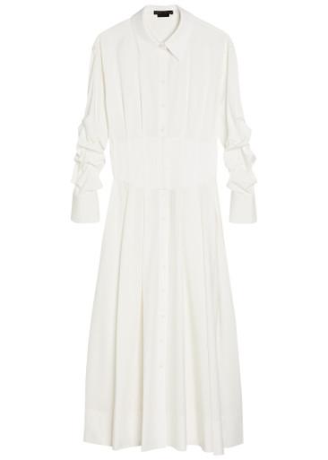 Edie corset jersey midi shirt dress by ALICE+OLIVIA