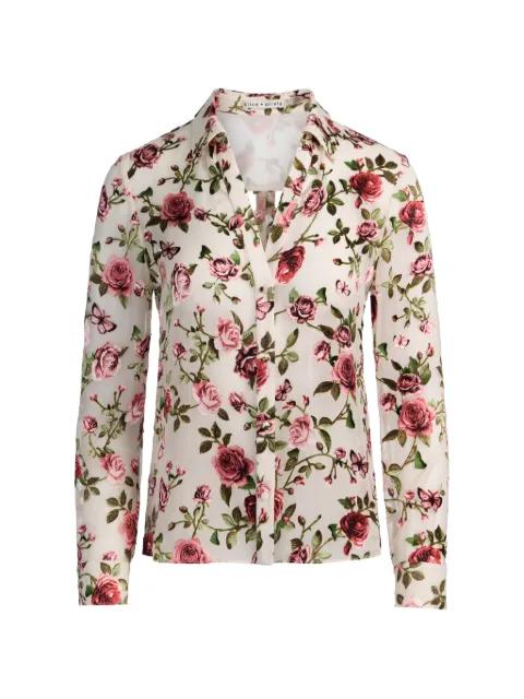 Eloise floral-pattern shirt by ALICE+OLIVIA