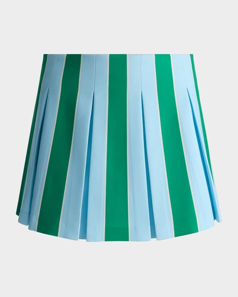 Emilie Low-Rise Pleated Mini Skirt by ALICE+OLIVIA