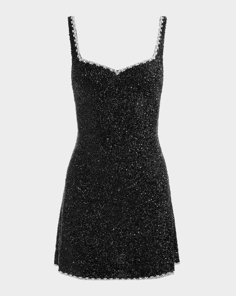 Eve Embellished Mini Dress by ALICE+OLIVIA