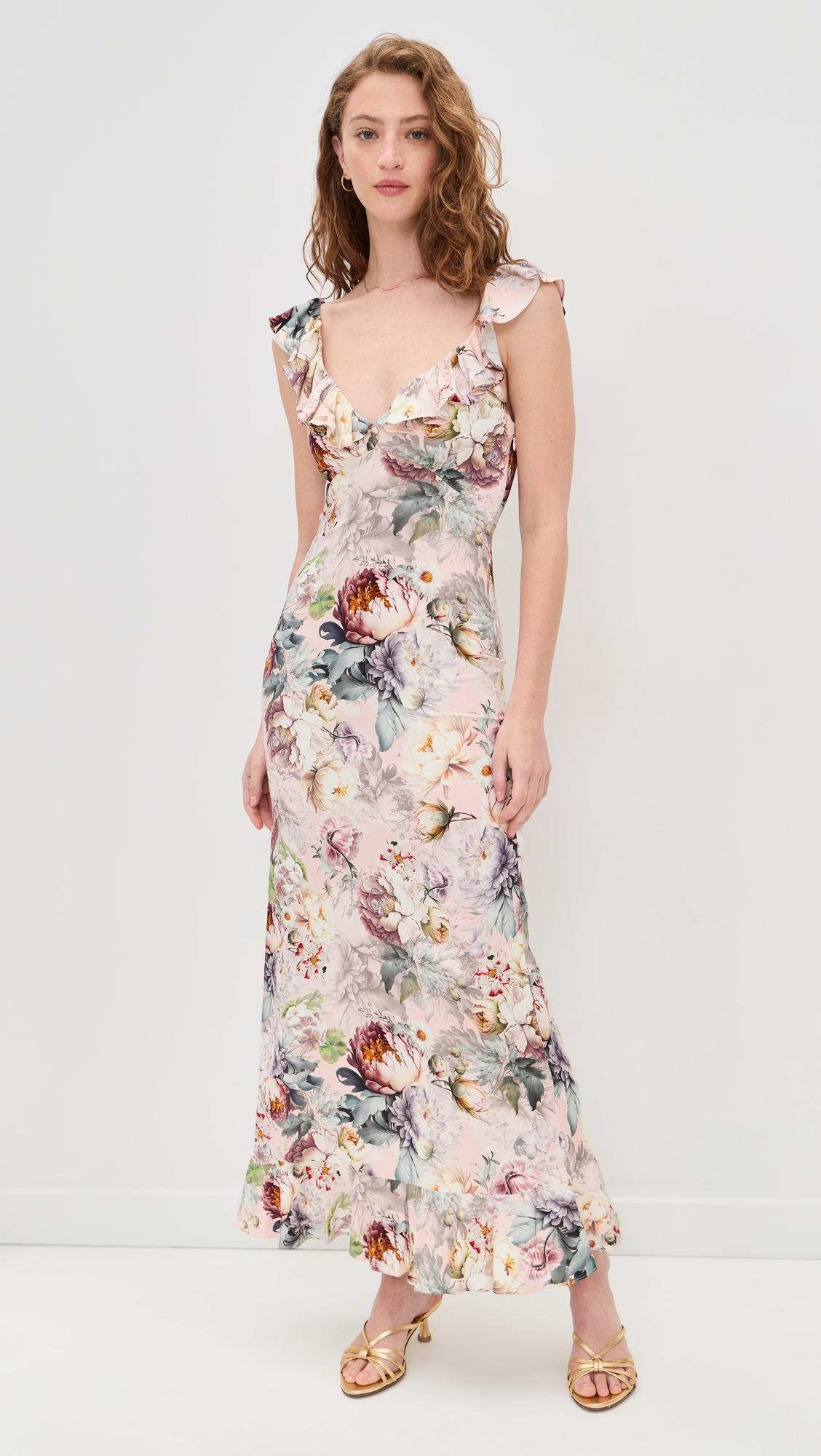 Gemma Ruffle Dress by ALICE+OLIVIA