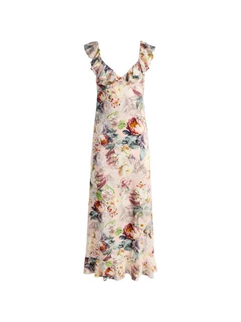 Gemma floral-pattern midi dress by ALICE+OLIVIA