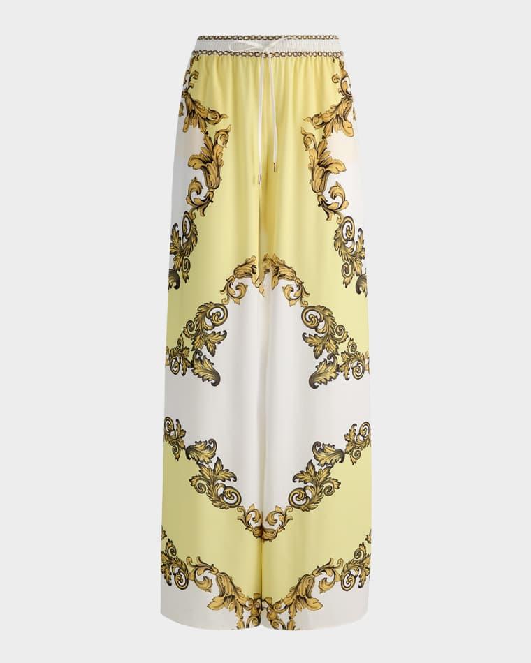 Golden Coast Ojai Wide-Leg Pants by ALICE+OLIVIA