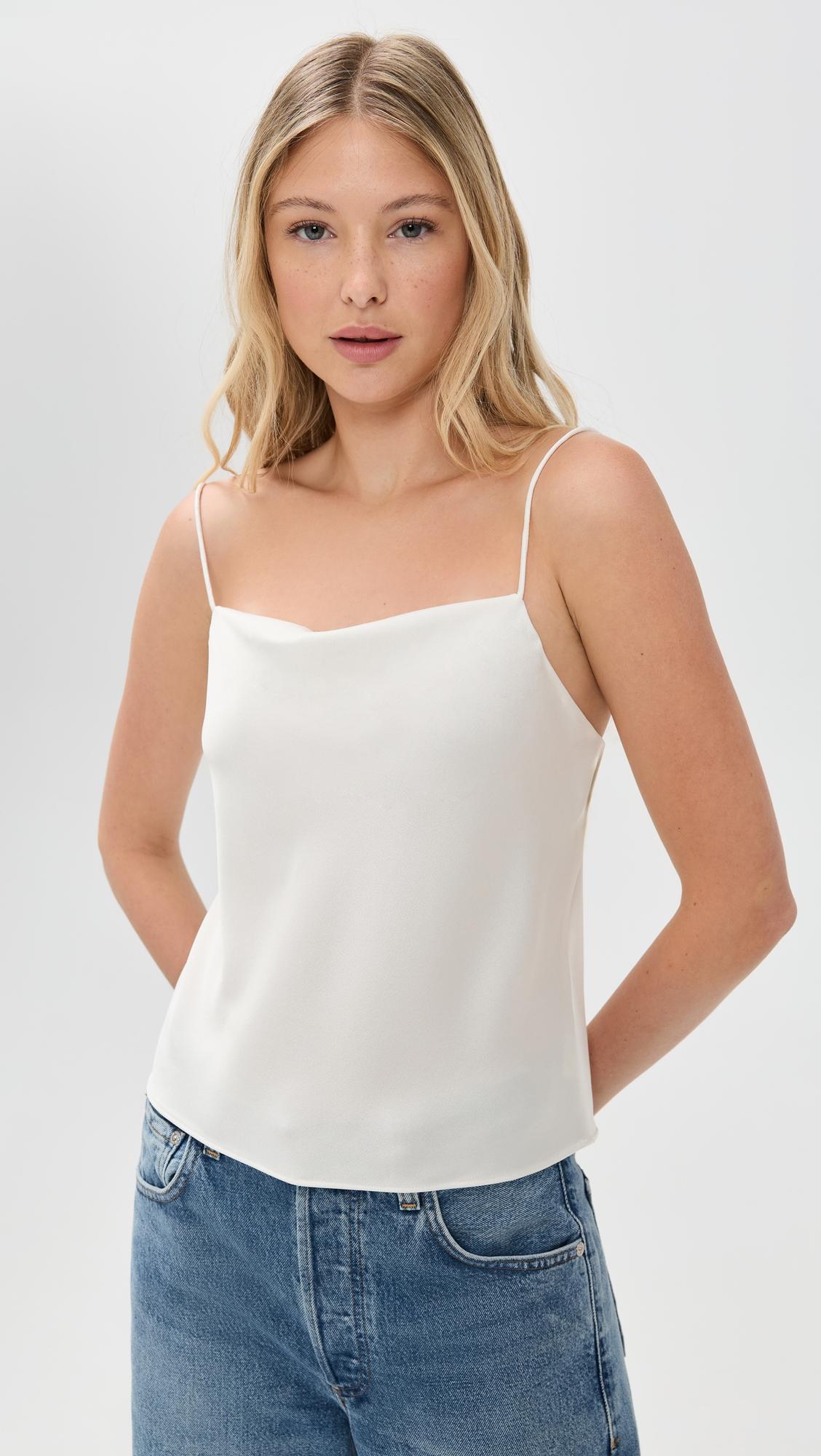 Harmon Drapey Slip Tank by ALICE+OLIVIA