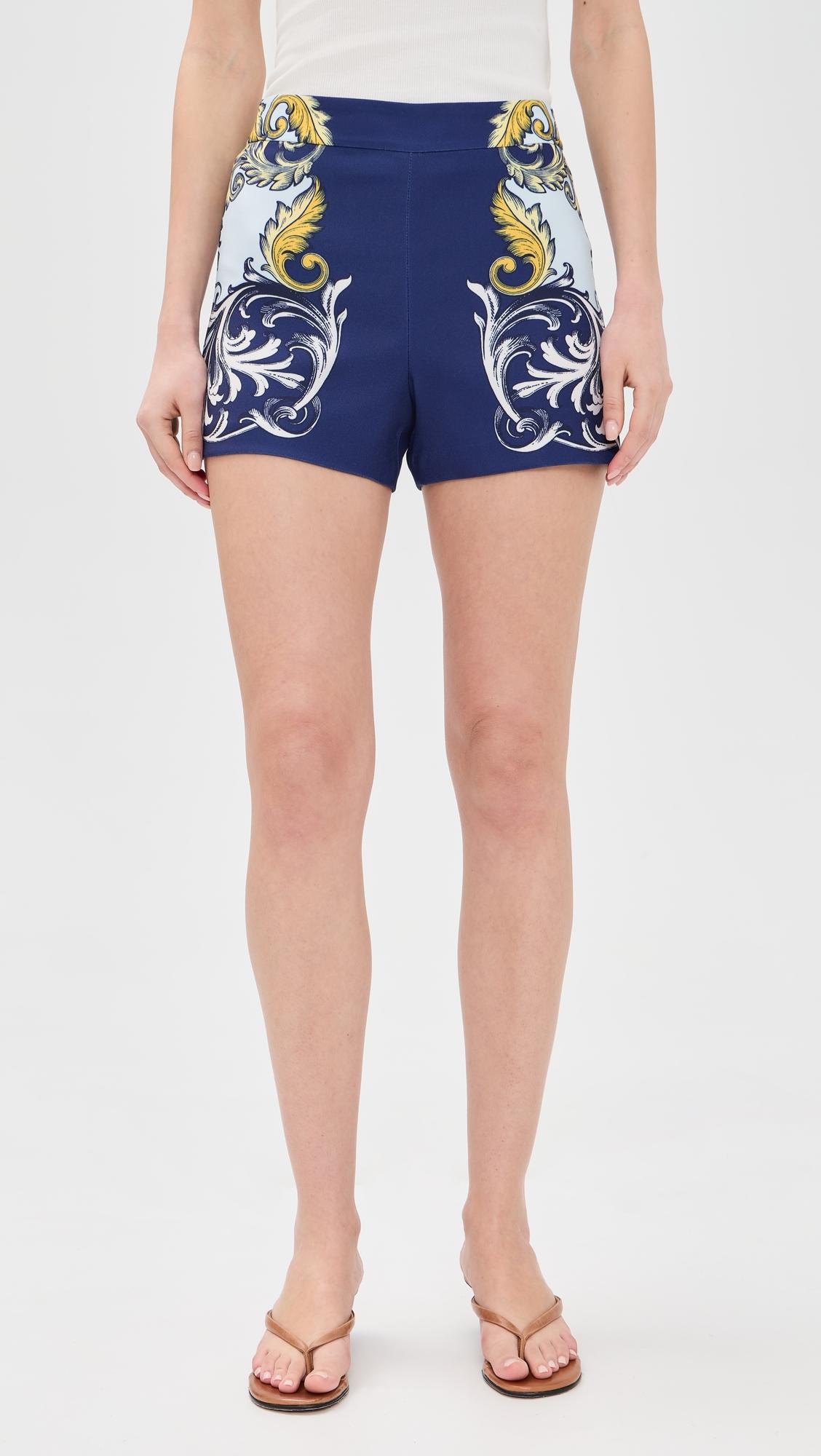Hera Back Zip Shorts by ALICE+OLIVIA