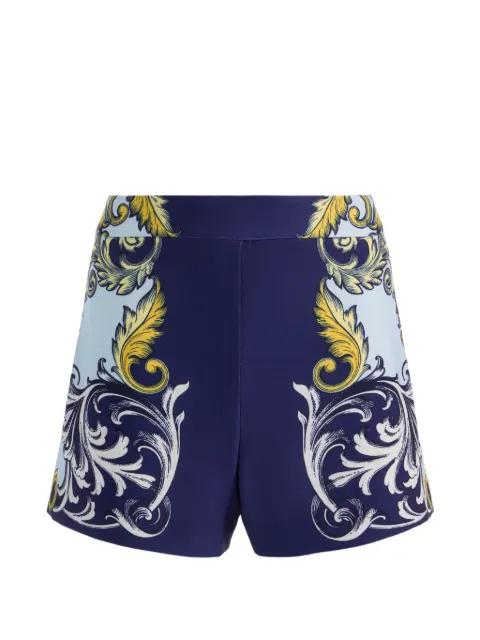 Hera print zip shorts by ALICE+OLIVIA
