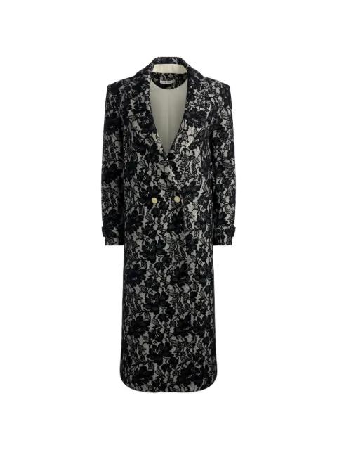 Jimmy floral long coat by ALICE+OLIVIA