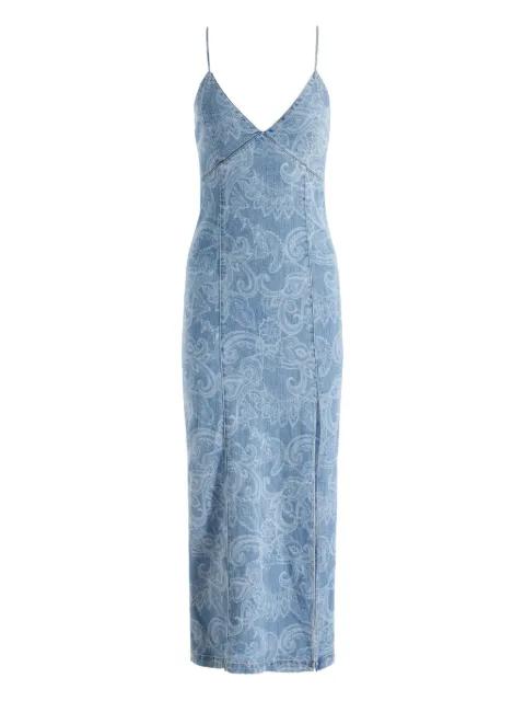 Julietta denim slip dress by ALICE+OLIVIA
