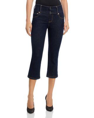 Kai Low Rise Capri Jeans in Dark Rinse by ALICE+OLIVIA