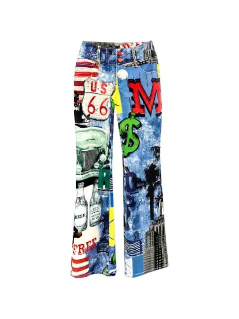 Kai graphic-print flared jeans by ALICE+OLIVIA