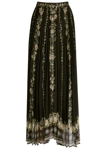 Katz floral-print chiffon maxi skirt by ALICE+OLIVIA