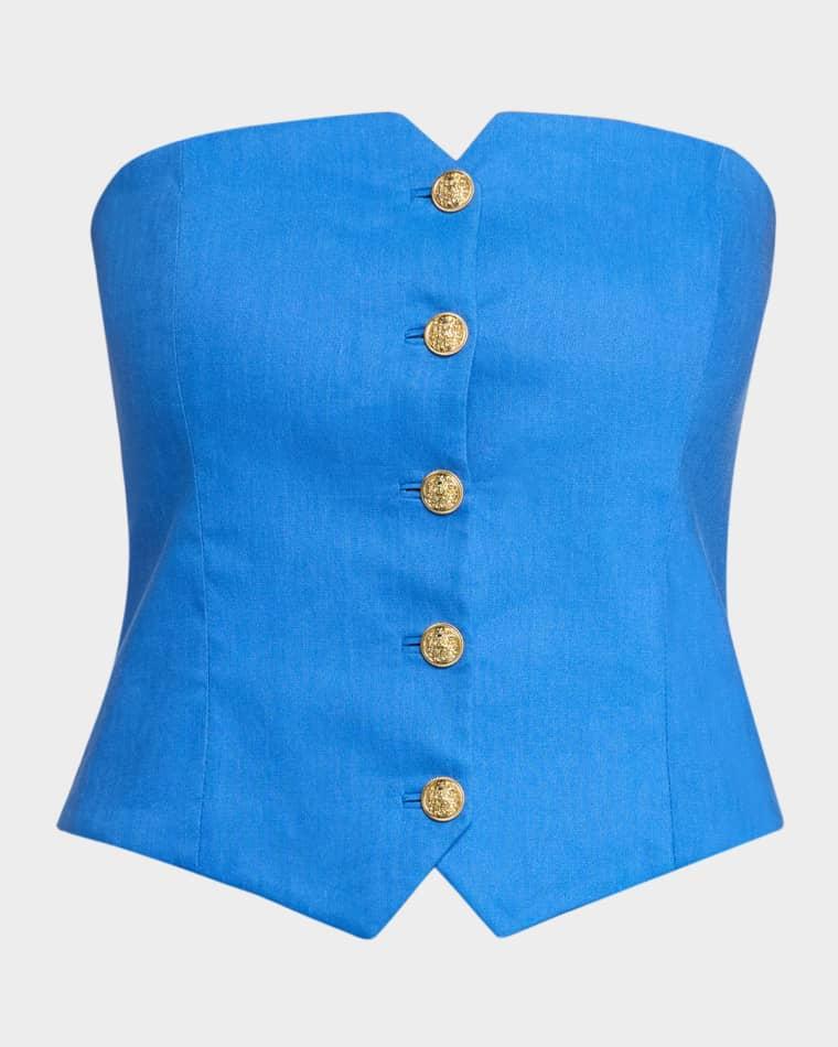Kelcey Strapless Top by ALICE+OLIVIA
