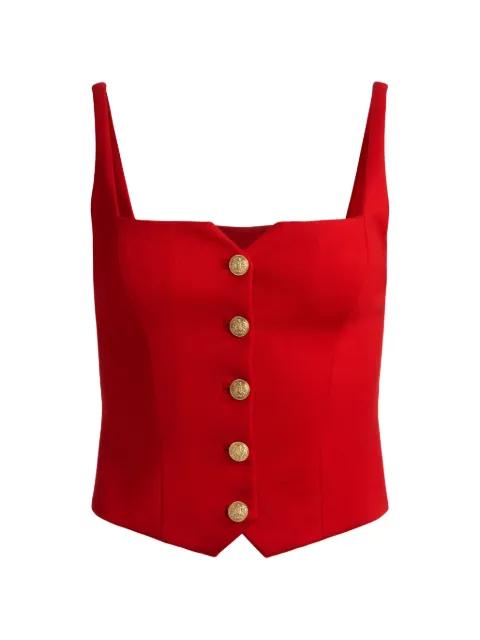 Kelcey button vest by ALICE+OLIVIA
