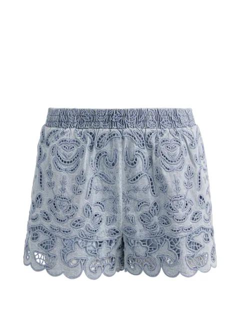 Kenley scalloped-hem shorts by ALICE+OLIVIA