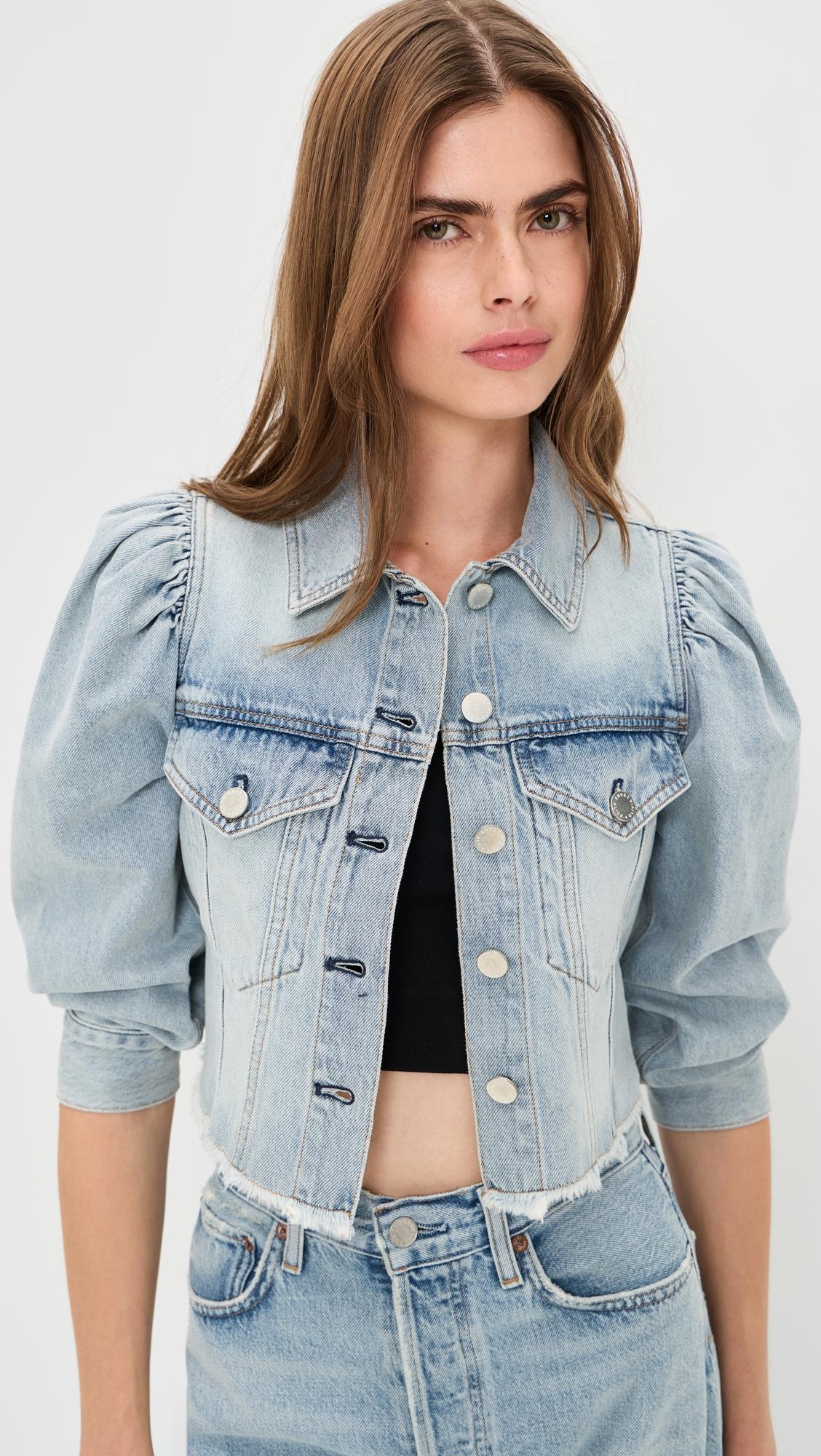 Lana Denim Jacket by ALICE+OLIVIA