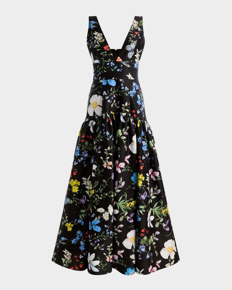 Lila Structured Maxi Dress by ALICE+OLIVIA