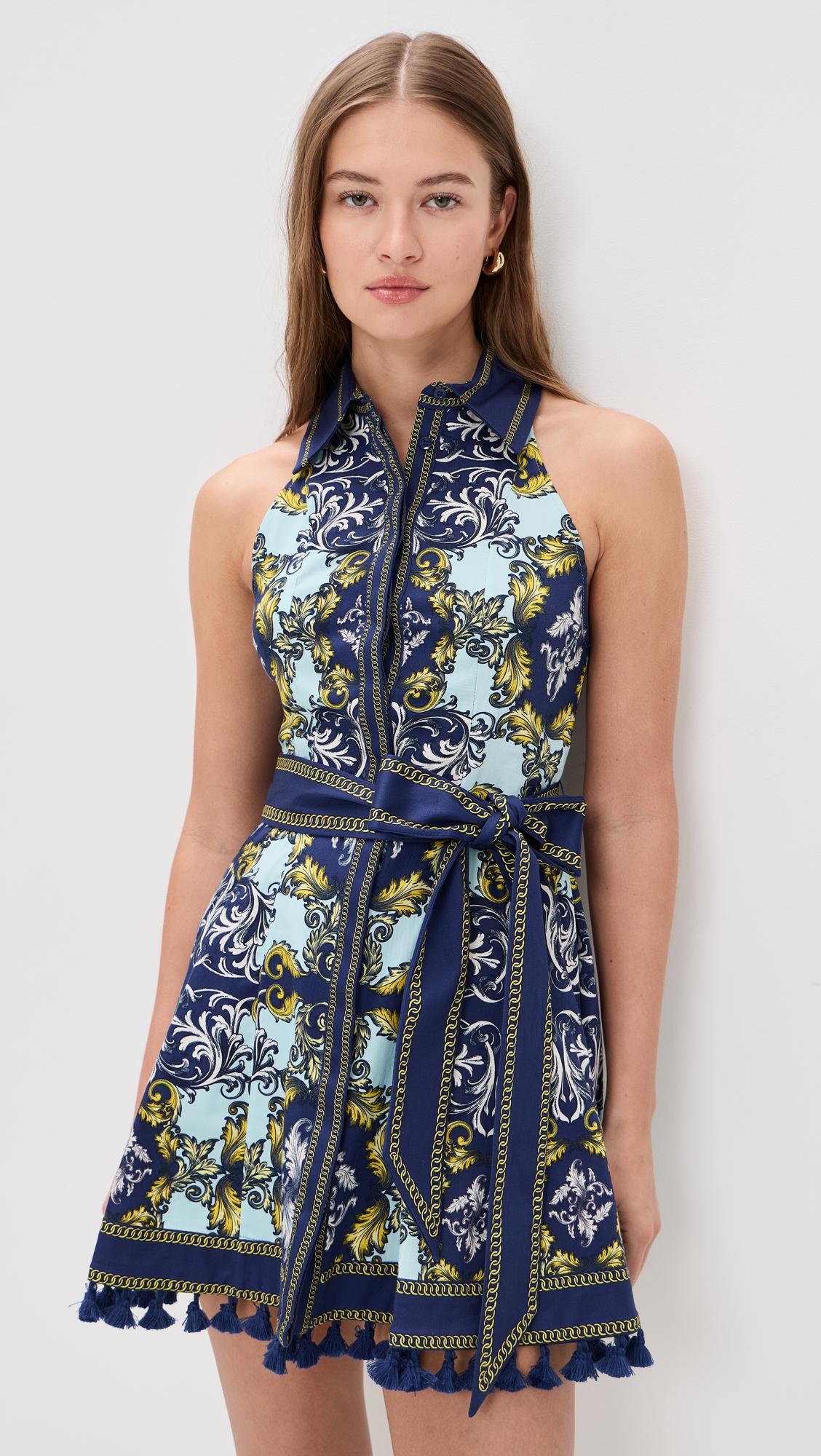 Lucy Halter Mini Shirt Dress by ALICE+OLIVIA
