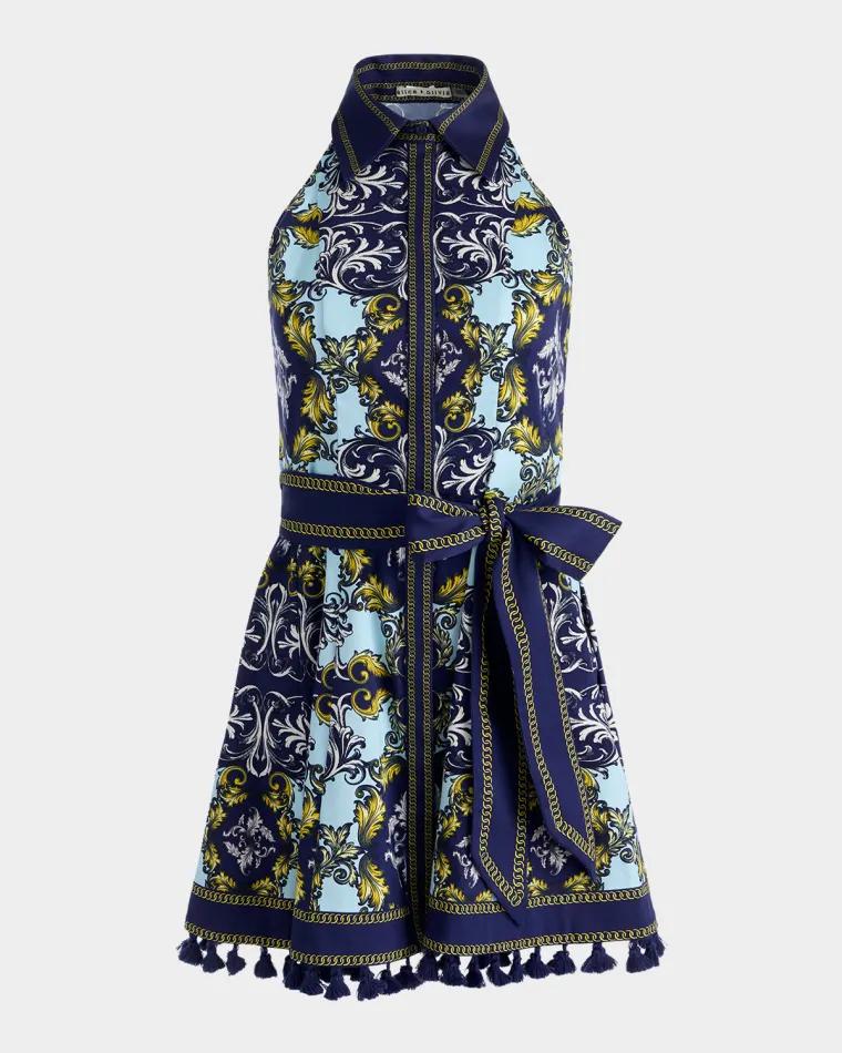 Lucy Sleeveless Mini Dress by ALICE+OLIVIA