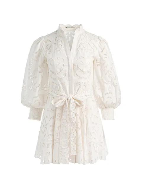 Lucy broderie-anglaise mini dress by ALICE+OLIVIA