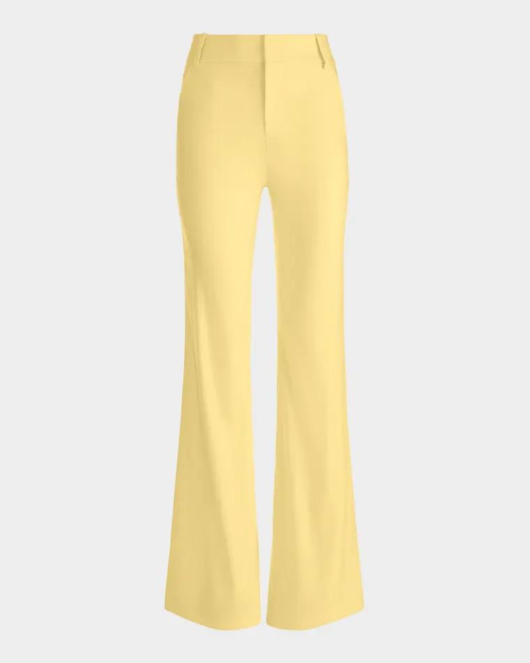 Lula Linen-Blend Flare Pants by ALICE+OLIVIA