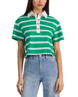 Lyle Rugby Polo Tee by ALICE+OLIVIA